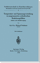 Temperatur- und Spannungsverteilung in ausgemauerten zylindrischen Reaktionsgefäßen