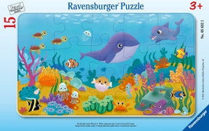 Ravensburger Kinderpuzzle - Tierkinder unter Wasser - 15 Teile Rahmenpuzzle für Kinder ab 3 Jahren. Ravensburger Spieleverlag, 2022.