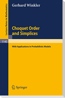 Choquet Order and Simplices