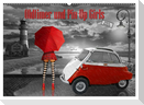 Oldtimer und Pin-Up Girls by Mausopardia (Wandkalender 2024 DIN A2 quer), CALVENDO Monatskalender