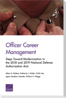 Officer Career Management