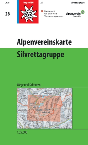 Alpenverein, Österreichischer. Alpenvereinskarte - Silvrettagruppe. GeoCenter Touristik, 2026.