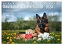 Deutsche Schäferhunde Seelentröster (Tischkalender 2024 DIN A5 quer), CALVENDO Monatskalender
