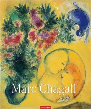 Marc Chagall Kalender 2025 - Kunstvoller Wandkalender mit farbenprächtigen Meisterwerken des 20. Jahrhunderts. Großer Kunst-Kalender 2025. 46 x 55 cm. Hochformat. Weingarten, 2024.