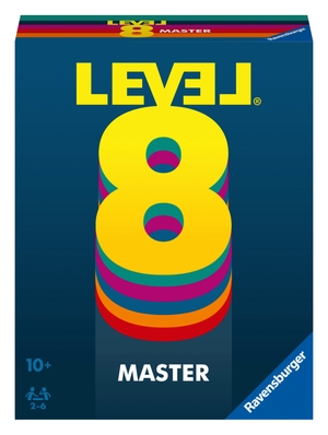 Ravensburger 20868 - Level 8 Master, Die Master Version des beliebten Kartenspiels für 2-6 Spieler ab 10 Jahren / Familienspiel / Reisespiel / Perfekt als Geschenk. Ravensburger Spieleverlag, 2022.