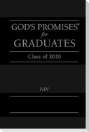 God''s Promises for Graduates: Class of 2026 - Black NIV
