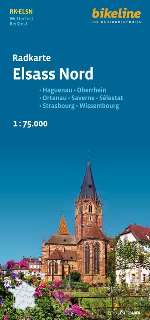 Verlag, Esterbauer (Hrsg.). Radkarte Elsass Nord - Haguenau - Oberrhein - Ortenau - Saverne - Sélestat - Strasbourg - Wissembourg. Esterbauer GmbH, 2023.
