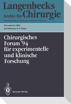 111. Kongreß der Deutschen Gesellschaft für Chirurgie München, 5.¿9. April 1994