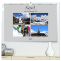 Nepal, das Langtang Tal (hochwertiger Premium Wandkalender 2025 DIN A2 quer), Kunstdruck in Hochglanz