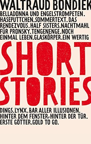 Bondiek, Waltraud. Short Stories. TWENTYSIX EPIC, 2020.
