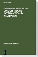 Linguistische Interaktionsanalysen