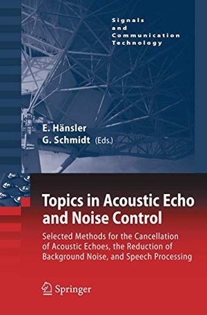 Schmidt, Gerhard / Eberhard Hänsler (Hrsg.). Topics in Acoustic Echo and Noise Control - Selected Methods for the Cancellation of Acoustical Echoes, the Reduction of Background Noise, and Speech Processing. Springer Berlin Heidelberg, 2010.