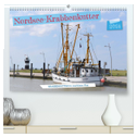 Nordsee-Krabbenkutter (hochwertiger Premium Wandkalender 2024 DIN A2 quer), Kunstdruck in Hochglanz