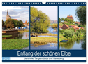 Entlang der schönen Elbe - Jerichow, Tangermünde und Havelberg (Wandkalender 2025 DIN A3 quer), CALVENDO Monatskalender
