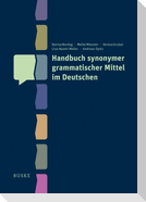 Handbuch synonymer grammatischer Mittel im Deutschen
