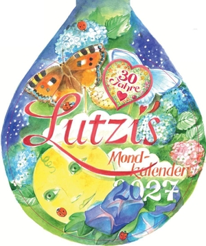 Lutzenberger, Andrea. Lutzis Mondkalender rund Ø 16cm (Tagesabreisskalender) 2027 - Andrea Lutzenberger. Lutzi Verlag Allgaeu, 2026.