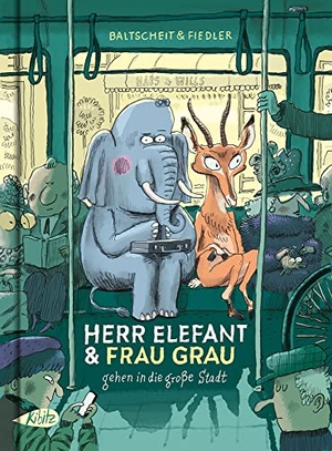 Baltscheit, Martin. Herr Elefant und Frau Grau gehen in die große Stadt. Kibitz Verlag, 2021.