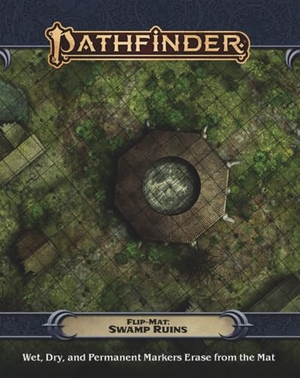Radney-Macfarland, Stephen / Jason Engle. Pathfinder Flip-Mat: Swamp Ruins. Diamond Comic Distributors, 2022.