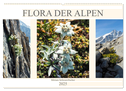 Flora der Alpen (Wandkalender 2025 DIN A2 quer), CALVENDO Monatskalender