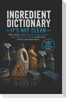 Ingredient Dictionary