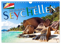 Seychellen - Die schönsten Strände (Wandkalender 2025 DIN A4 quer), CALVENDO Monatskalender