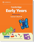 Cambridge Early Years Mathematics Learner's Book 2b
