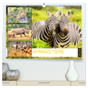 Afrikas Tiere. Majestäten in exotischer Wildnis (hochwertiger Premium Wandkalender 2024 DIN A2 quer), Kunstdruck in Hochglanz