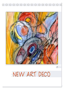 New Art Deco (Tischkalender 2024 DIN A5 hoch), CALVENDO Monatskalender