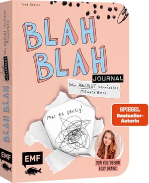Foxy Draws. Blah Blah Journal - Band 2 - Dein absolut verrücktes Mitmach-Buch - Mal es fertig! Von YouTuberin Foxy Draws - Sei kreativ mit Schere, Kleber, Pinsel und Stiften. Edition Michael Fischer, 2024.