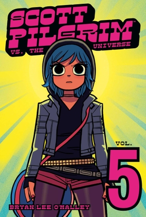 O'Malley, Bryan Lee. Scott Pilgrim Vol. 5 - Scott Pilgrim vs. the Universe. Oni Press, 2010.