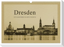 Dresden - Ein Kalender im Zeitungsstil (Wandkalender 2025 DIN A3 quer), CALVENDO Monatskalender