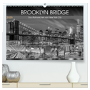 BROOKLYN BRIDGE Das Wahrzeichen von New York City (hochwertiger Premium Wandkalender 2025 DIN A2 quer), Kunstdruck in Hochglanz