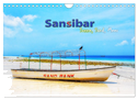 Sansibar - Sonne, Sand, Meer (Wandkalender 2024 DIN A4 quer), CALVENDO Monatskalender