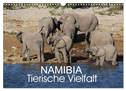 Namibia - Tierische Vielfalt (Wandkalender 2025 DIN A3 quer), CALVENDO Monatskalender