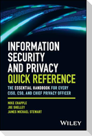 Information Security and Privacy Quick Reference