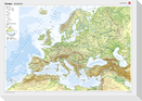 Posterkarten Geographie: Europa: physisch