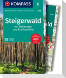 KOMPASS Wanderführer Steigerwald mit Haßbergen und Frankenhöhe, 55 Touren mit Extra-Tourenkarte