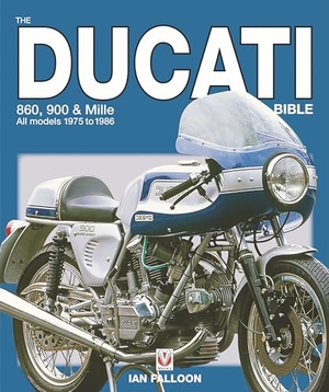Falloon, Ian. The Ducati 860, 900 and Mille Bible. David & Charles, 2021.