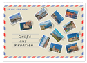 Grüße aus Kroatien (Wandkalender 2024 DIN A2 quer), CALVENDO Monatskalender