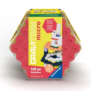 GraviTrax micro - Rainbow (128 pc). Ravensburger Spieleverlag, 2026.