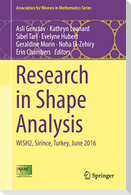 Research in Shape Analysis