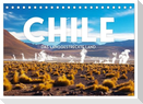 Chile - Das langgestreckte Land. (Tischkalender 2025 DIN A5 quer), CALVENDO Monatskalender