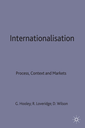 Hooley. Internationalisation Process Context and Market. Springer Nature B.V., 1998.