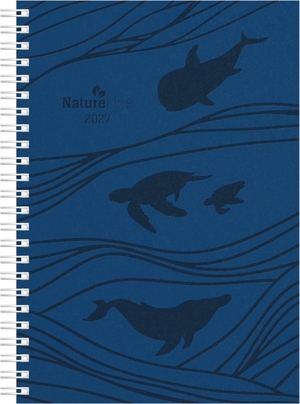 Neumann Verlage GmbH & Co KG (Hrsg.). Wochenplaner Nature Line Ocean Ringbuch 2027 - Buchkalender A5 (15x21 cm) - Wochenplaner mit 4-sprachigem Kalendarium, Monatsübersicht & Notizbereich, für Beruf, Schule & Alltag. Neumann Verlage GmbH & Co, 2026.