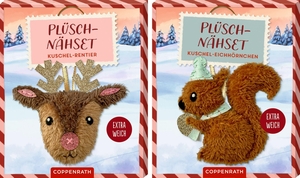 Plüsch-Nähset - Eichhörnchen / Rentier. Coppenrath, 2026.