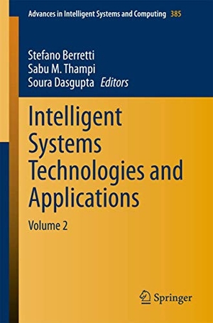 Berretti, Stefano / Soura Dasgupta et al (Hrsg.). Intelligent Systems Technologies and Applications - Volume 2. Springer International Publishing, 2015.