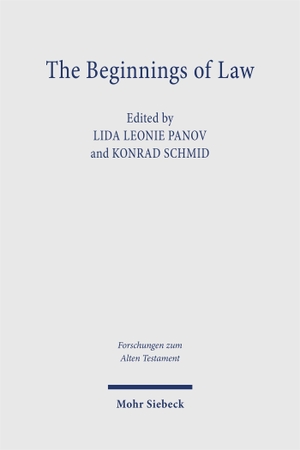 Schmid, Konrad / Lida Leonie Panov (Hrsg.). The Beginnings of Law - Cross-Cultural Approaches to Legal History in Pre-Roman Times. Mohr Siebeck GmbH & Co. K, 2026.