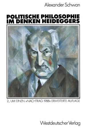 Politische Philosophie im Denken Heideggers. VS Verlag für Sozialwissenschaften, 1988.