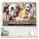 Gefleckte Freunde - Hunderasse Dalmatiner (hochwertiger Premium Wandkalender 2025 DIN A2 quer), Kunstdruck in Hochglanz