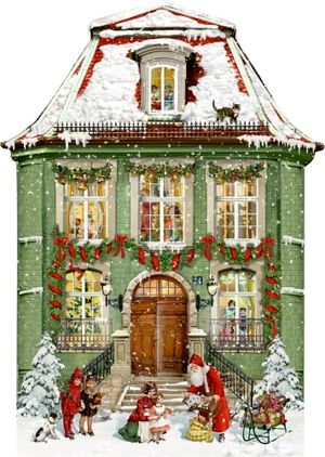 A3-Wandkalender - Zauberhaftes Weihnachtshaus. Coppenrath, 2021.